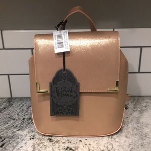 Adorable Gold Mini Backpack  NWT
